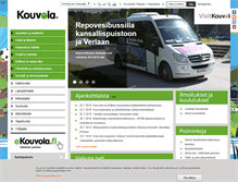 Tablet Screenshot of kouvola.fi